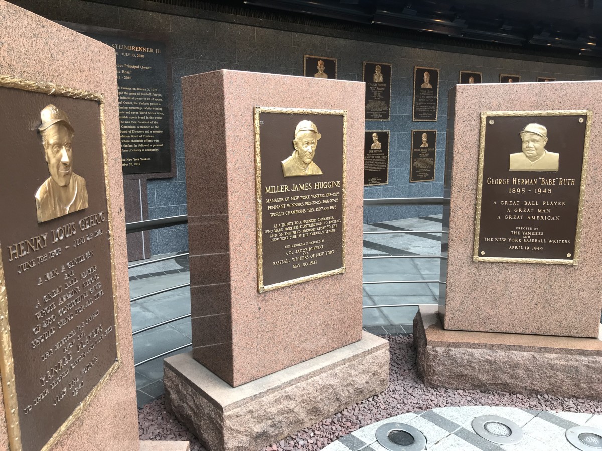 Yankee Stadium - Monument Park - Babe Ruth Monument
