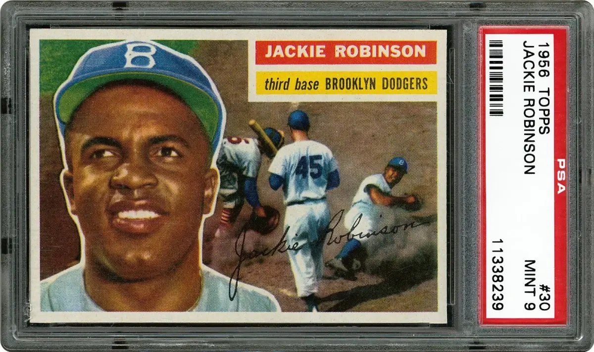 1955 Topps Jackie Robinson cards with partial diamond surface - Sports  Collectors Digest