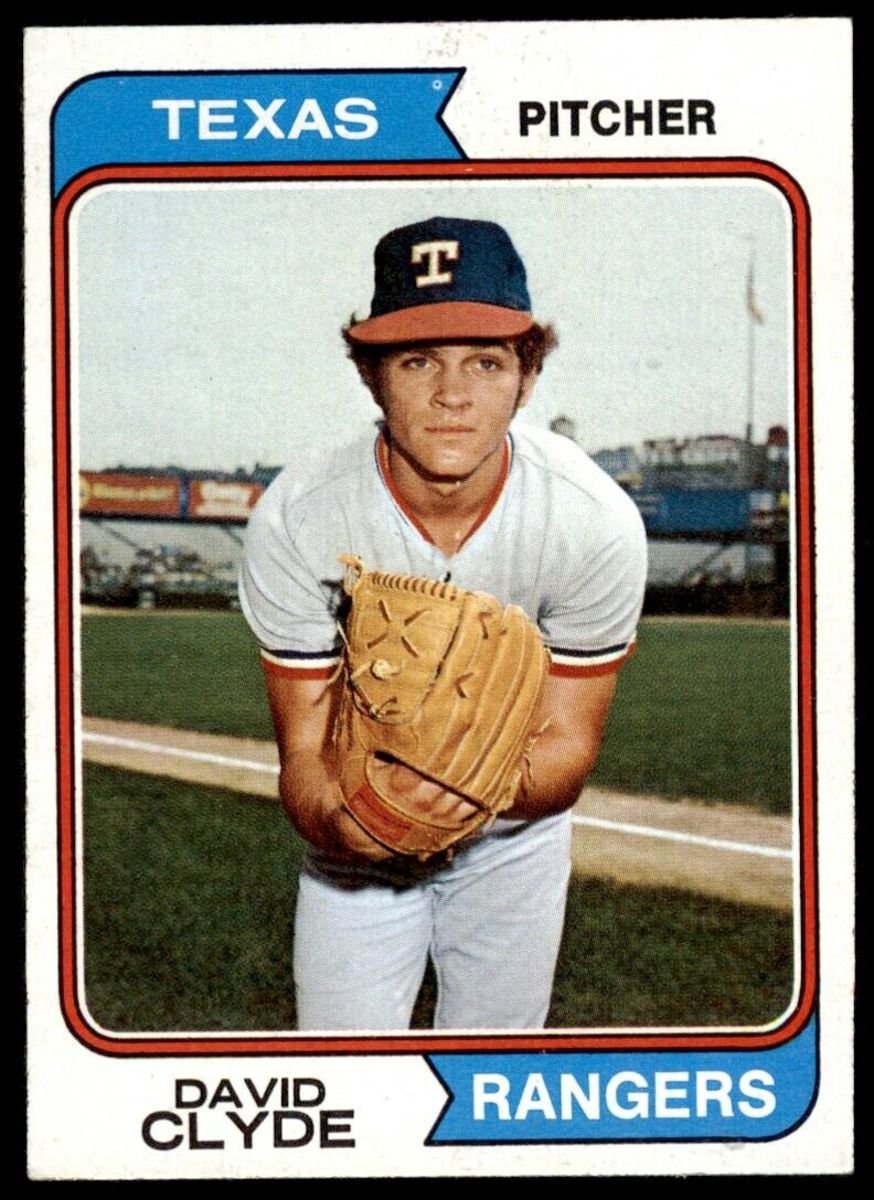 David Clyde Jersey - 1974 Texas Rangers Cooperstown Home Baseball Jersey