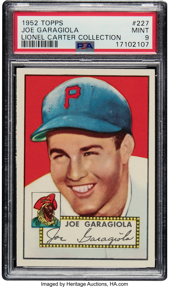 1952 Topps Baseball set owned by hobby pioneer Lionel Carter up for bid ...