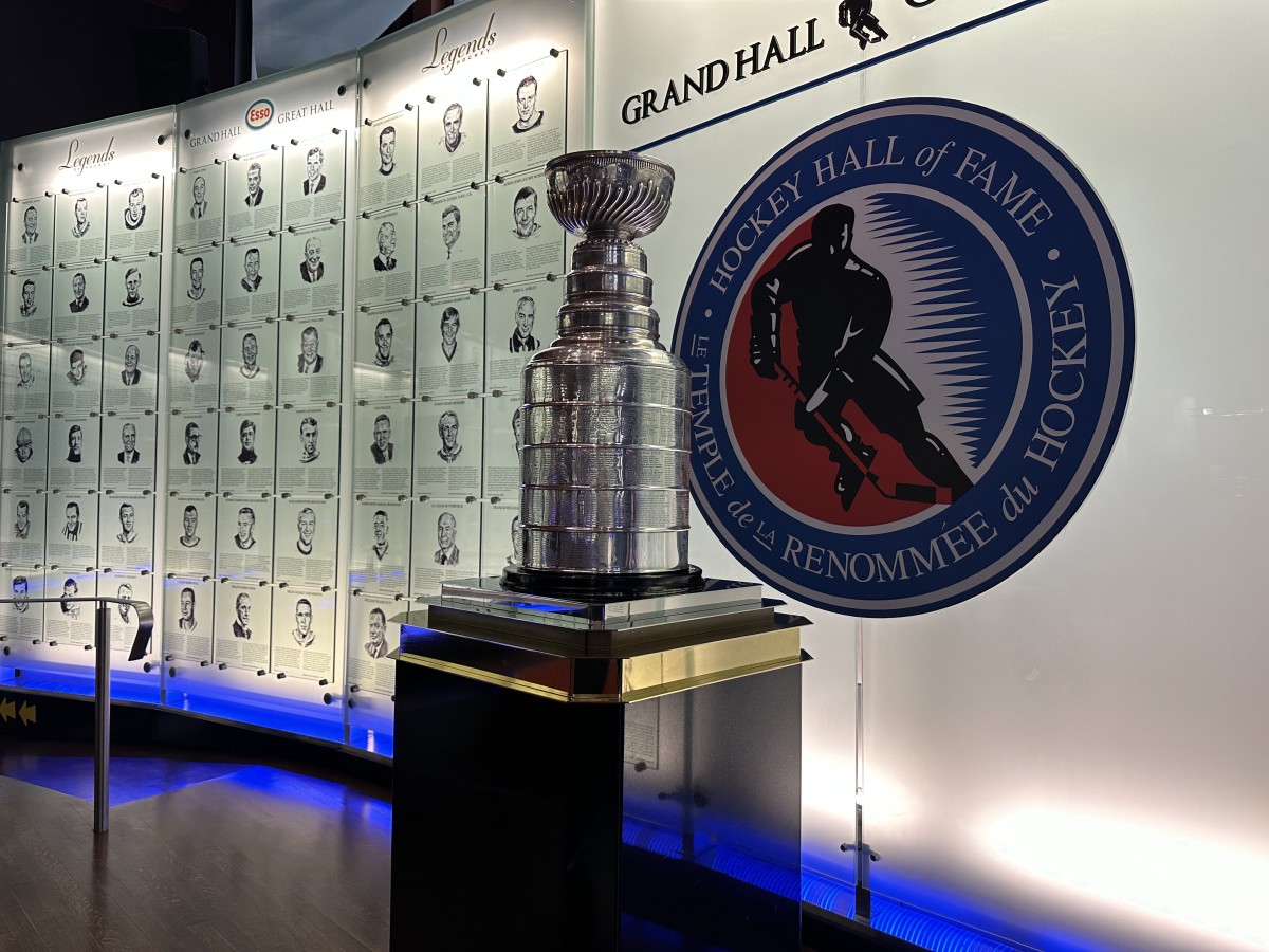 Is the real Stanley Cup at the Hockey Hall of Fame? 