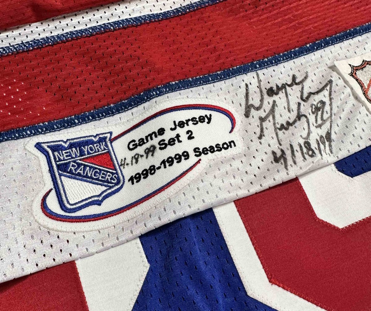 Wayne Gretzky New York Rangers Center Ice Starter Authentic Jersey