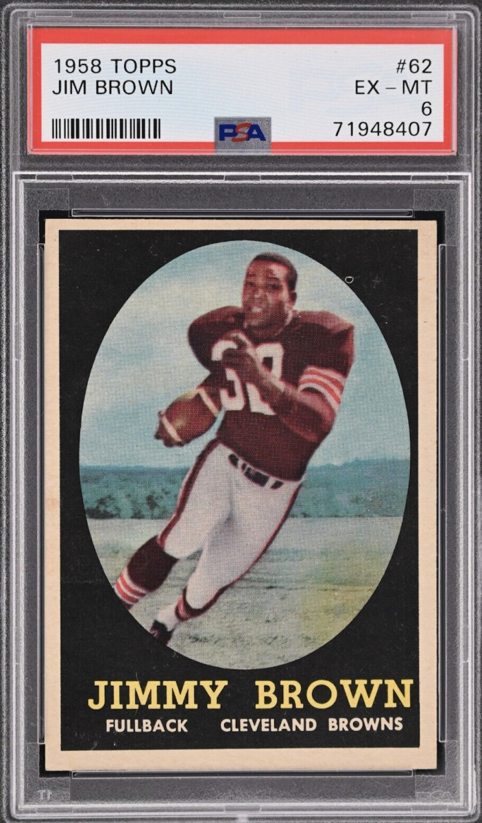 The Toughest (and Easiest) Jim Brown Cards to Find in High Grade