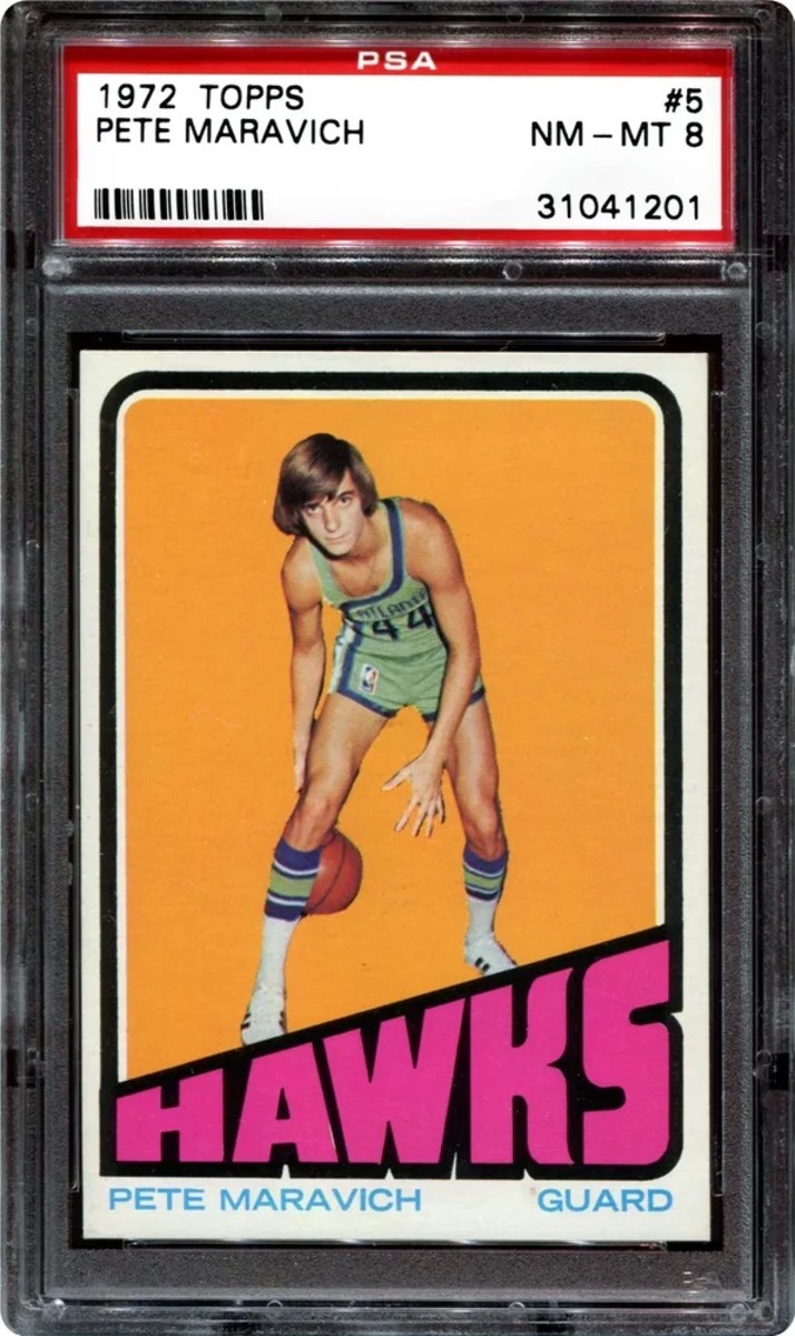 Pete Maravich trading cards keep his basketball legacy alive - Sports ...