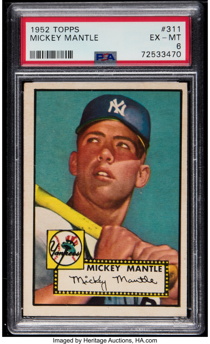 Mickey Mantle Baseball Card Sells for a Record $12.6 Million