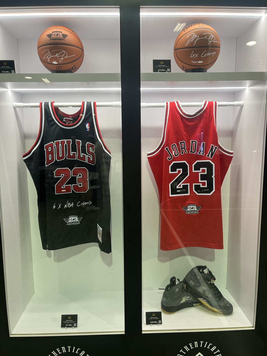 Michael Jordan Memorabilia on Display at Chicago's National