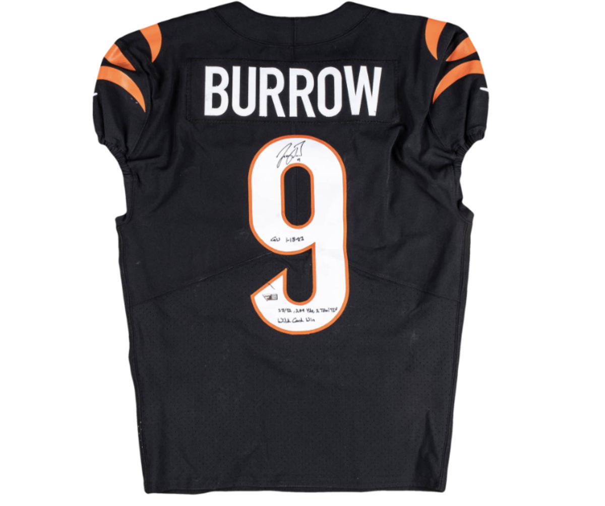 joe burrow game jersey