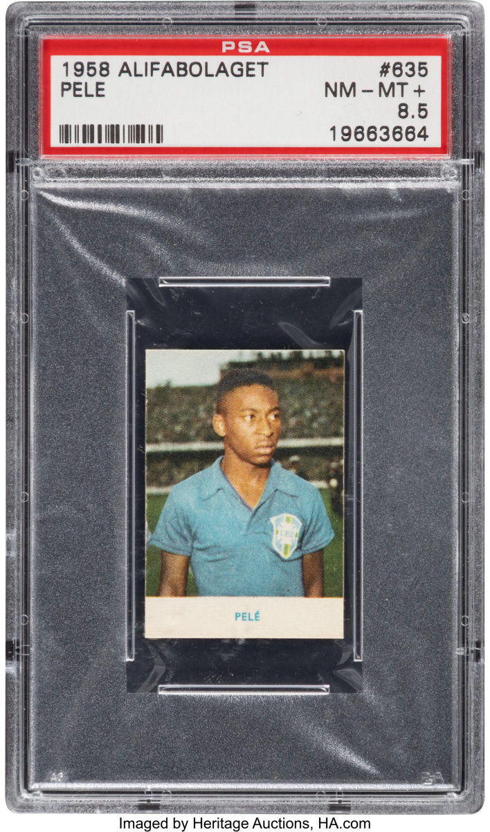 1959 Alifabolaget Pele #635 card.