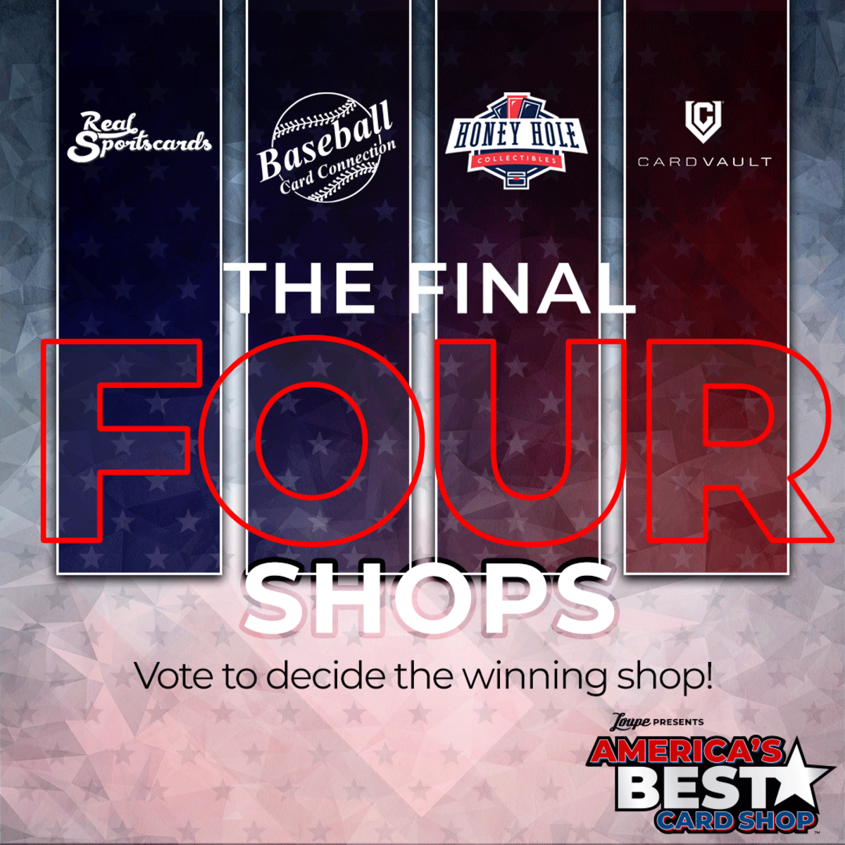The finalist for the "America's Best Card Shop" contest.
