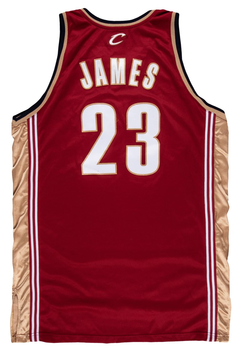 LeBron James jersey from the Cleveland Cavaliers' 2007 NBA China Games.
