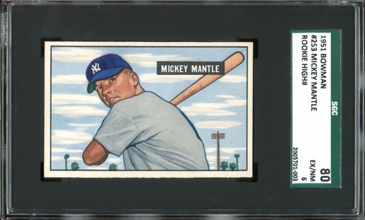 1951 Bowman Mickey Mantle.
