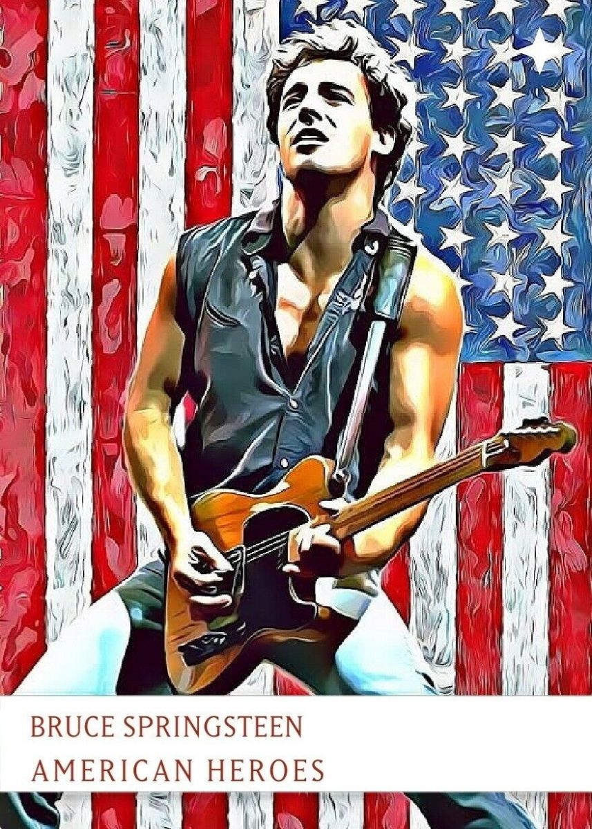 Bruce Springsteen American Heroes trading card.