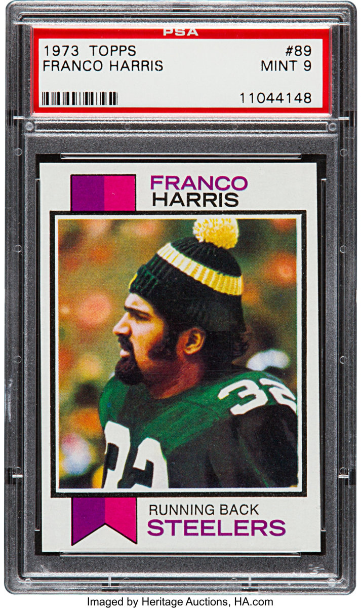 1973 Topps card of Franco Harris.