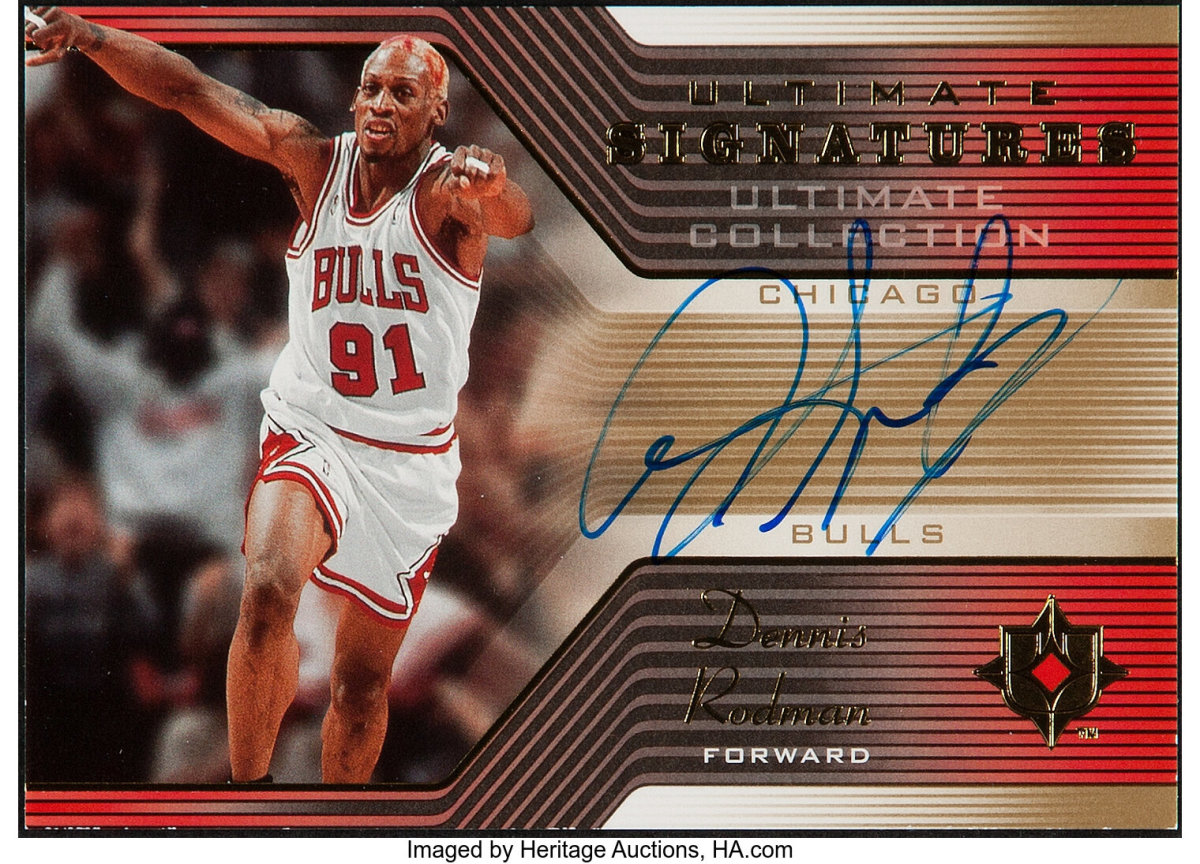 Ultimate Collection Dennis Rodman card.