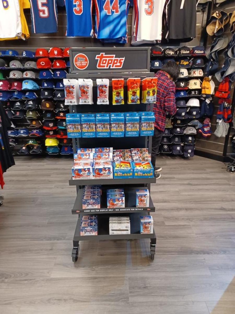 Lids is now selling Topps cards in its retail stores.