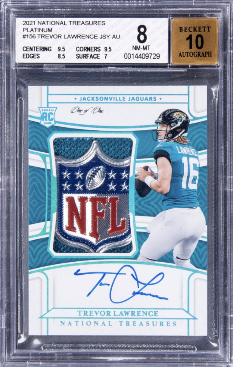 Framed Trevor Lawrence Jacksonville Jaguars Autographed Teal Nike Elite  Jersey