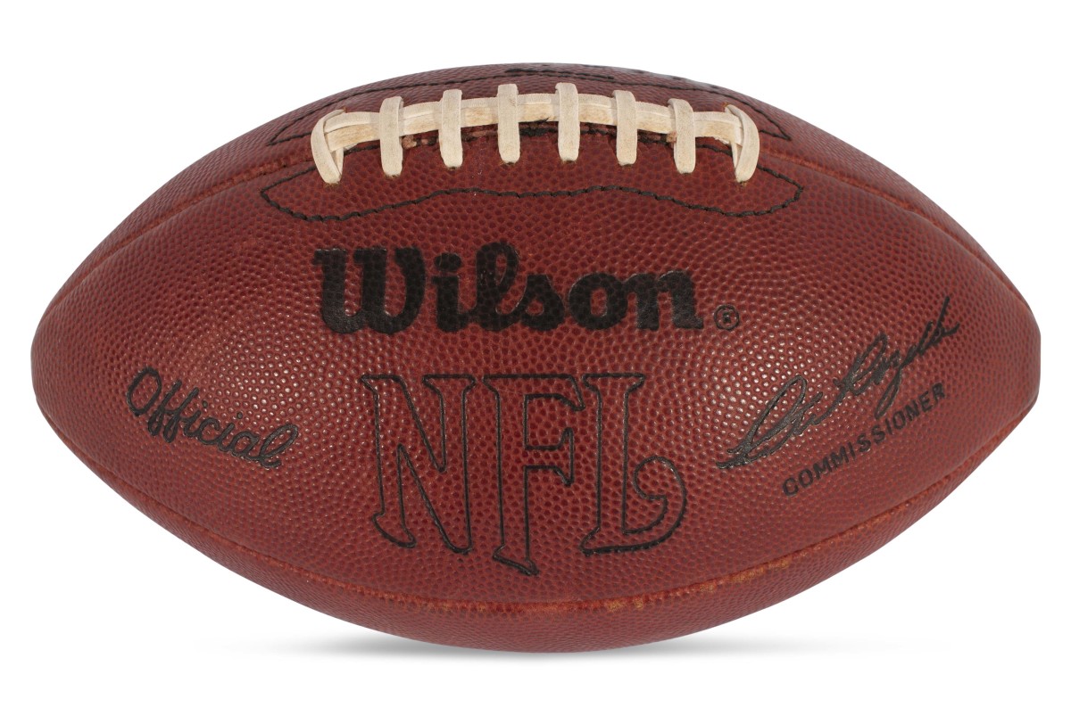 Football from Joe Montana's first NFL TD pass in 1979.