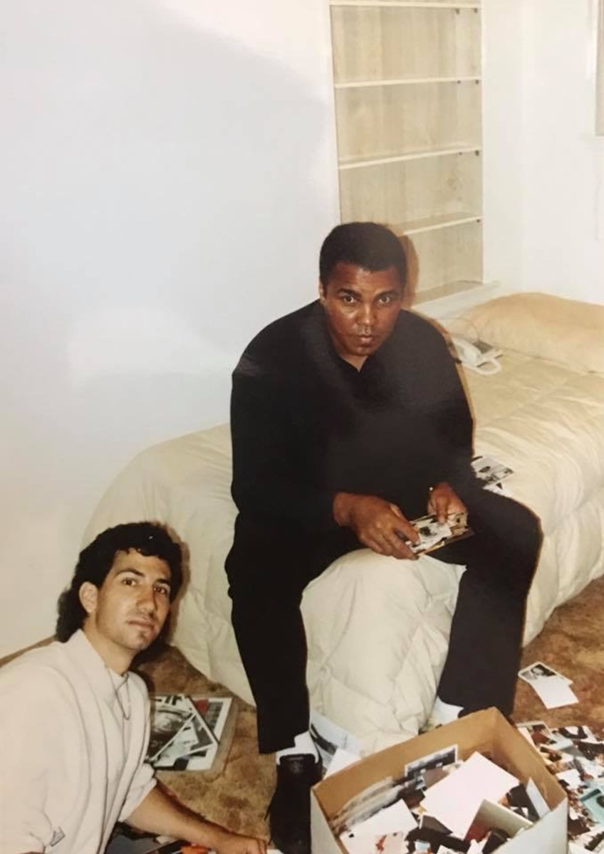 A young Harlan J. Werner with boxing legend Muhammad Ali.