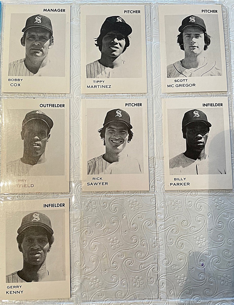 1974 Syracuse Chiefs set featuring such future big leaguers as Bobby Cox, Tippy Martinez and Scott McGregor.