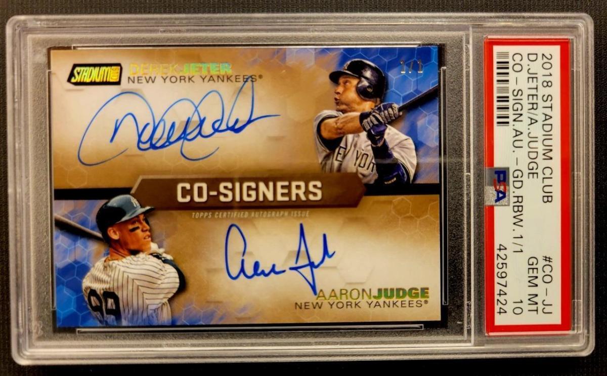 Collectors pounce on collectibles from home run heroes Aaron Judge