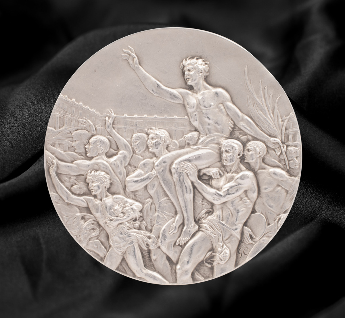 Olympic Silver Medal won by Germany's Carl "Luz" Long during the 1936 Berlin Games.