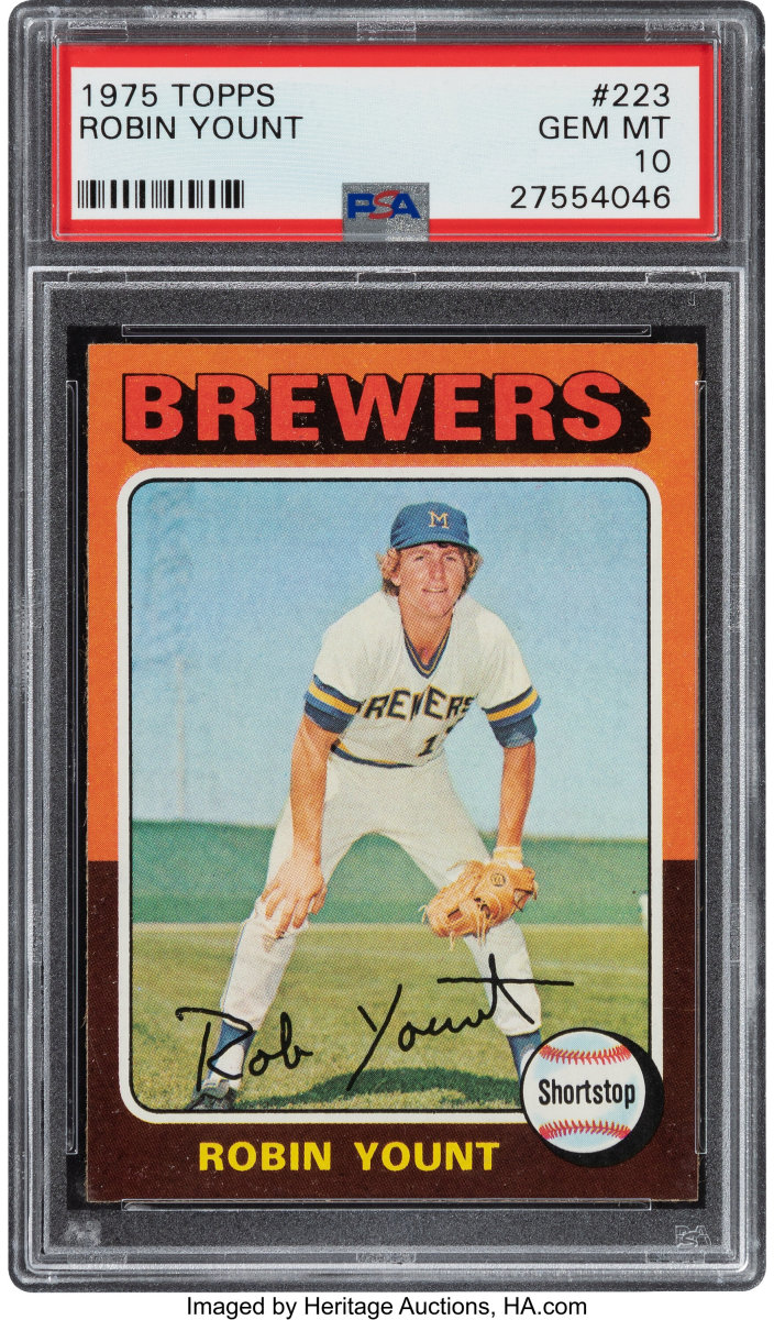 1975 Topps Robin Yount rookie card.