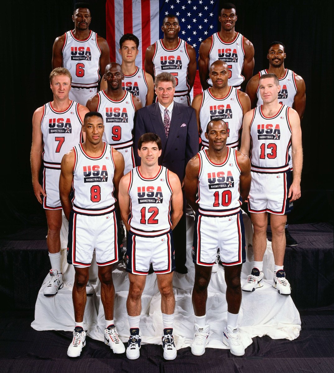 Team photo of the 1992 Dream Team.