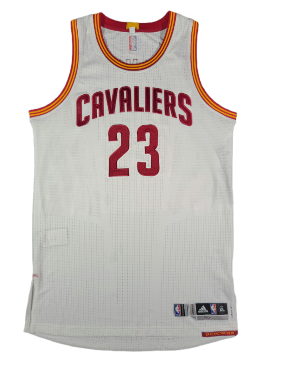 LeBron James Cleveland Cavaliers game-worn jersey from the 2016-17 season.