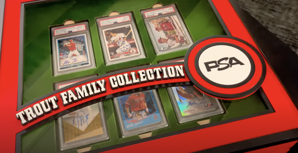 The Trout Family Collection of Mike Trout's own personal collection of baseball cards created by PSA.