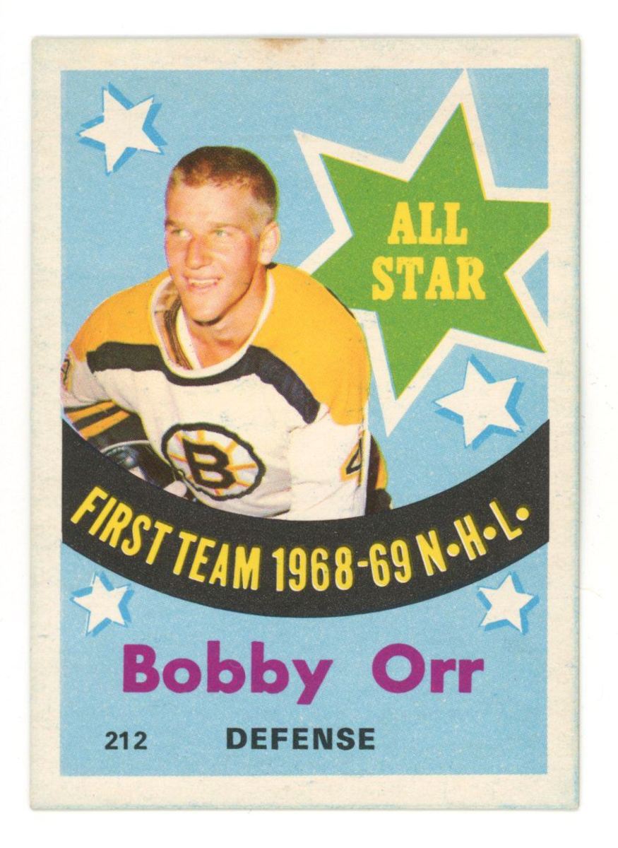 1968-69 O-Pee-Chee Bobby Orr card.