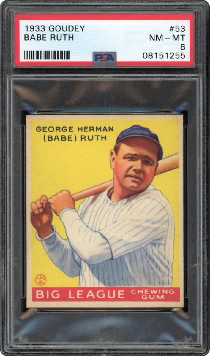 1933 Goudey Babe Ruth #53.