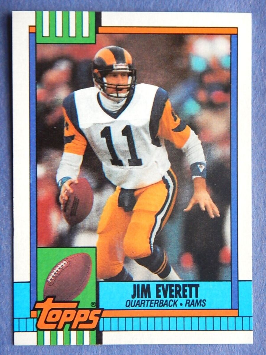 1990 Topps Jim Everett card.