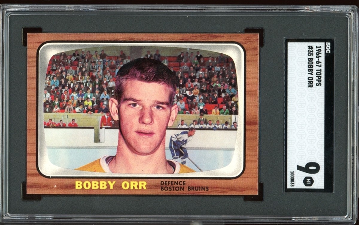1966-67 Topps Bobby Orr card.