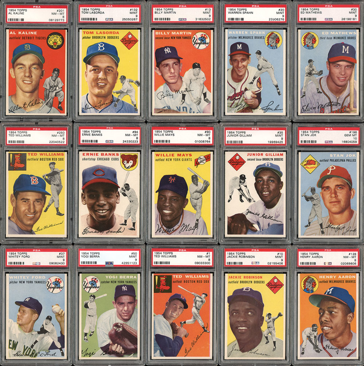 1954 Topps complete set.