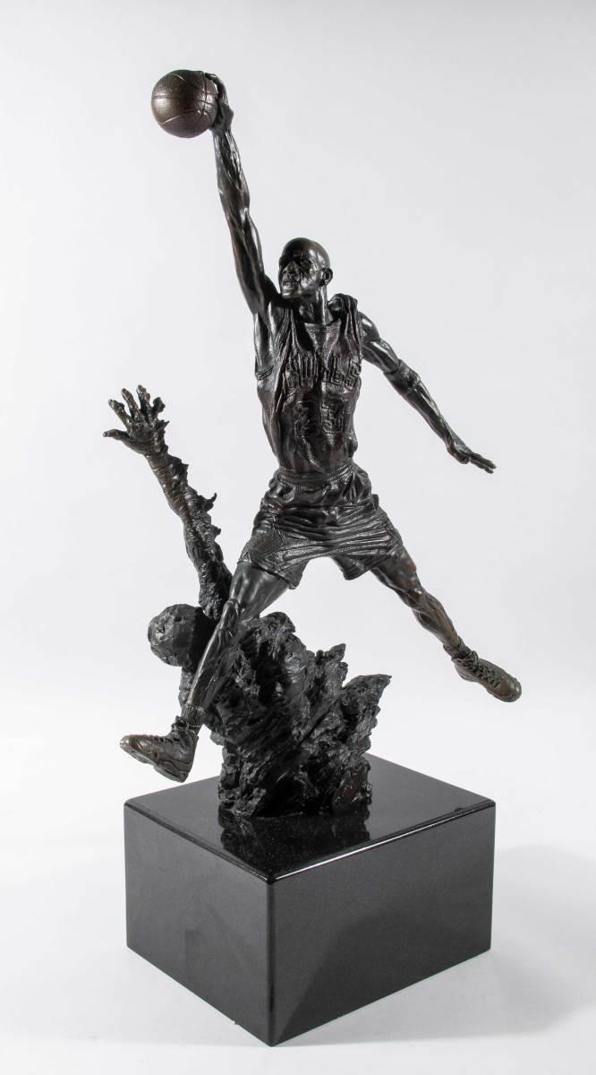 1994 Michael Jordan “The Spirit” United Center bronze maquette.