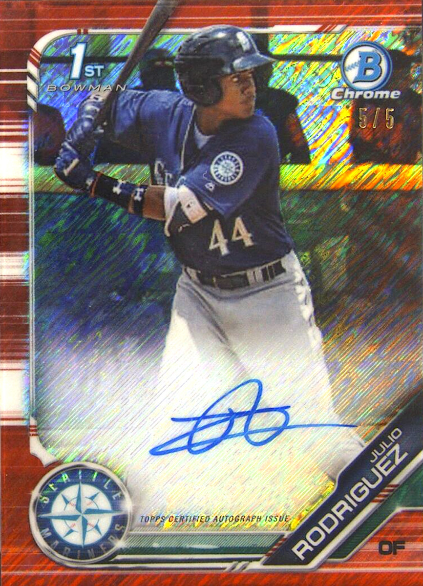 Bowman Seattle Mariners Baseball Sports Trading Cards & Accessories  ungraded for sale