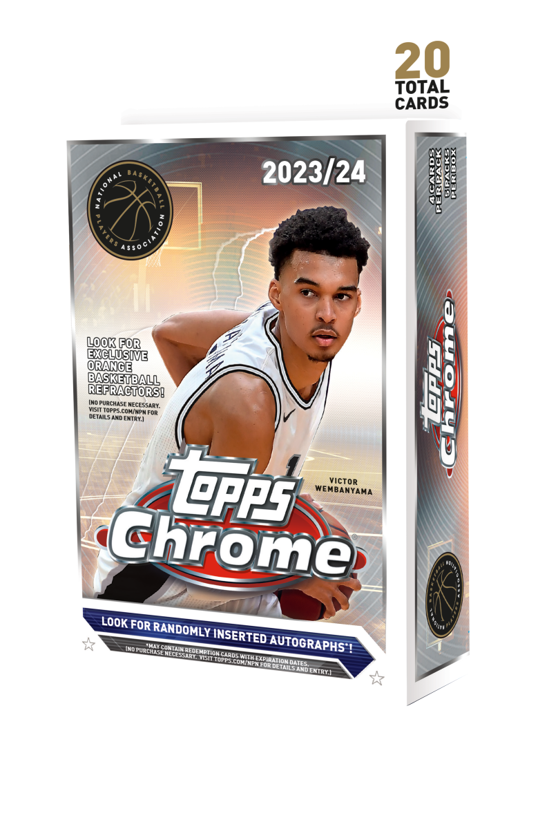 Topps Chrome Basketball returns with Victor Wembanyama rookie card