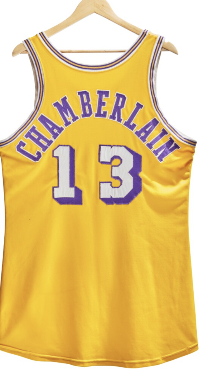 Wilt Chamberlain Lakers Jersey From 1972 NBA Finals Sells For $4.9 ...