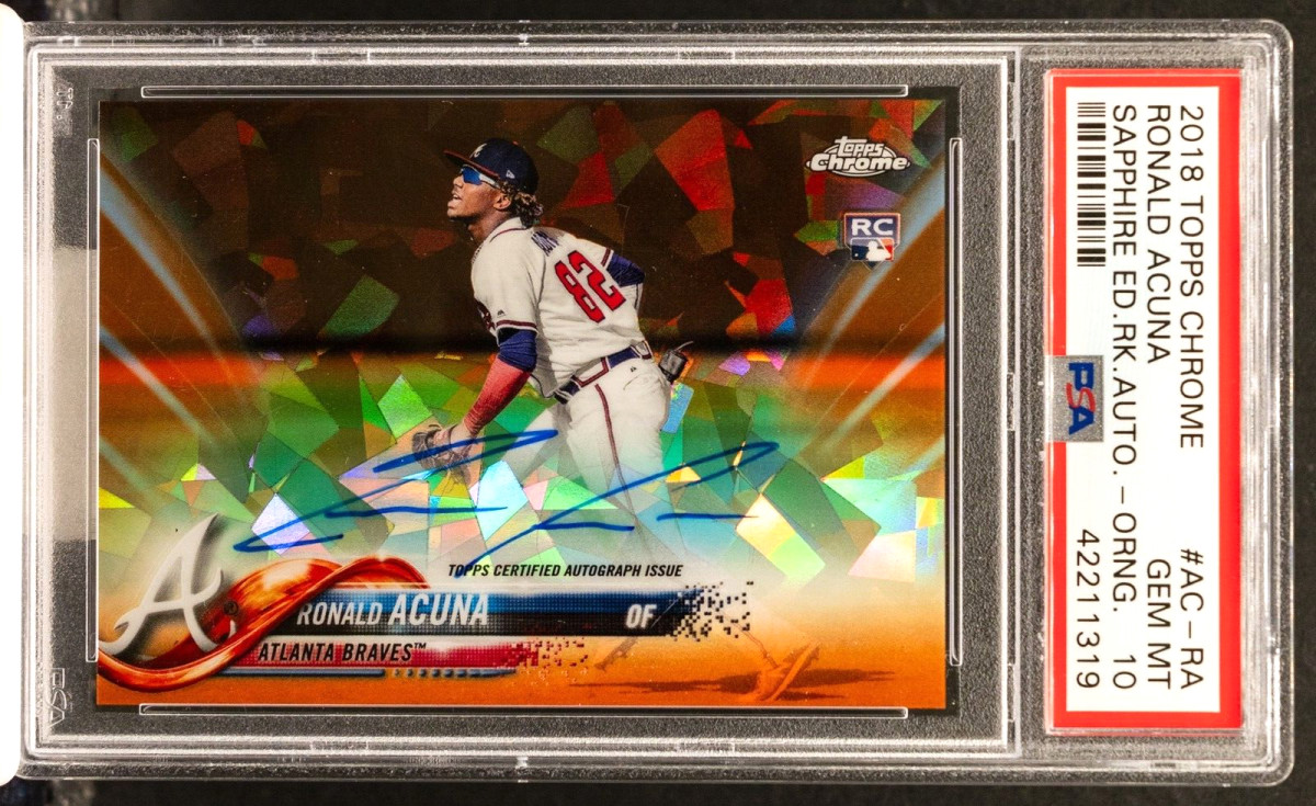 Ronald Acuna Jr. gets A+ for performance on field, card market