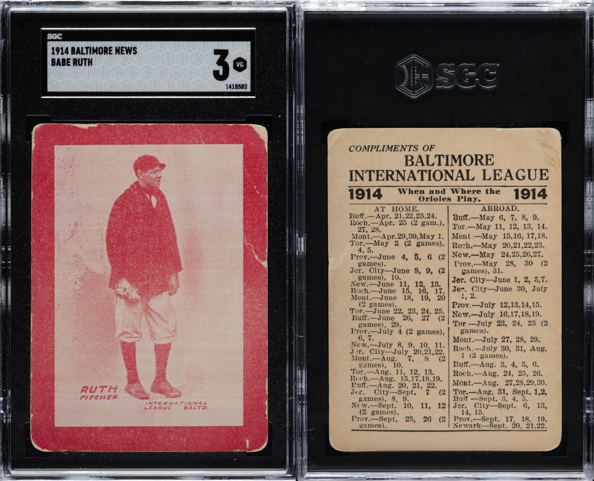 1914 Babe Ruth Rookie Card Trending Toward 10 Million Sell At Rea