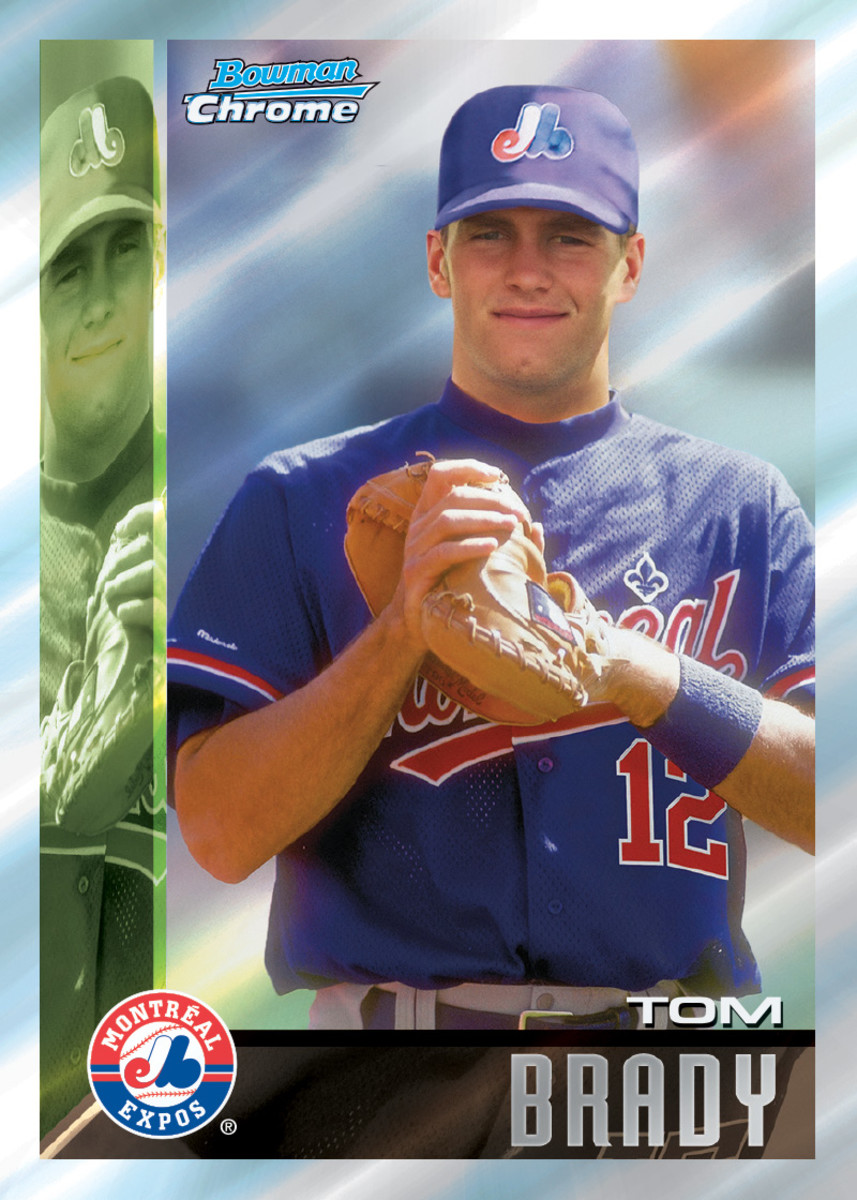 Bowman Tom Brady baseball cards selling for big dollars on eBay