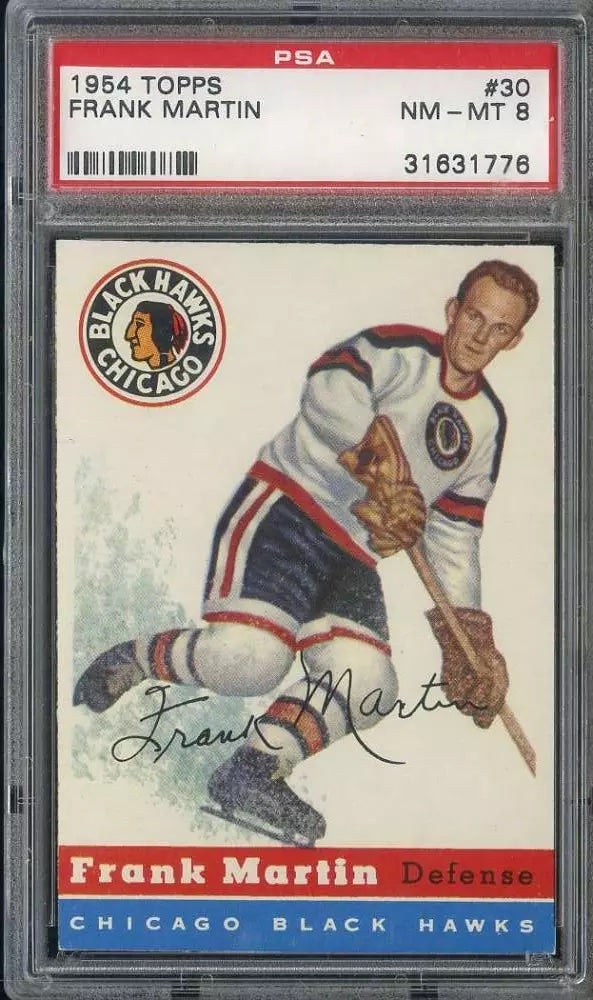 1954 Topps Frank Martin card. 