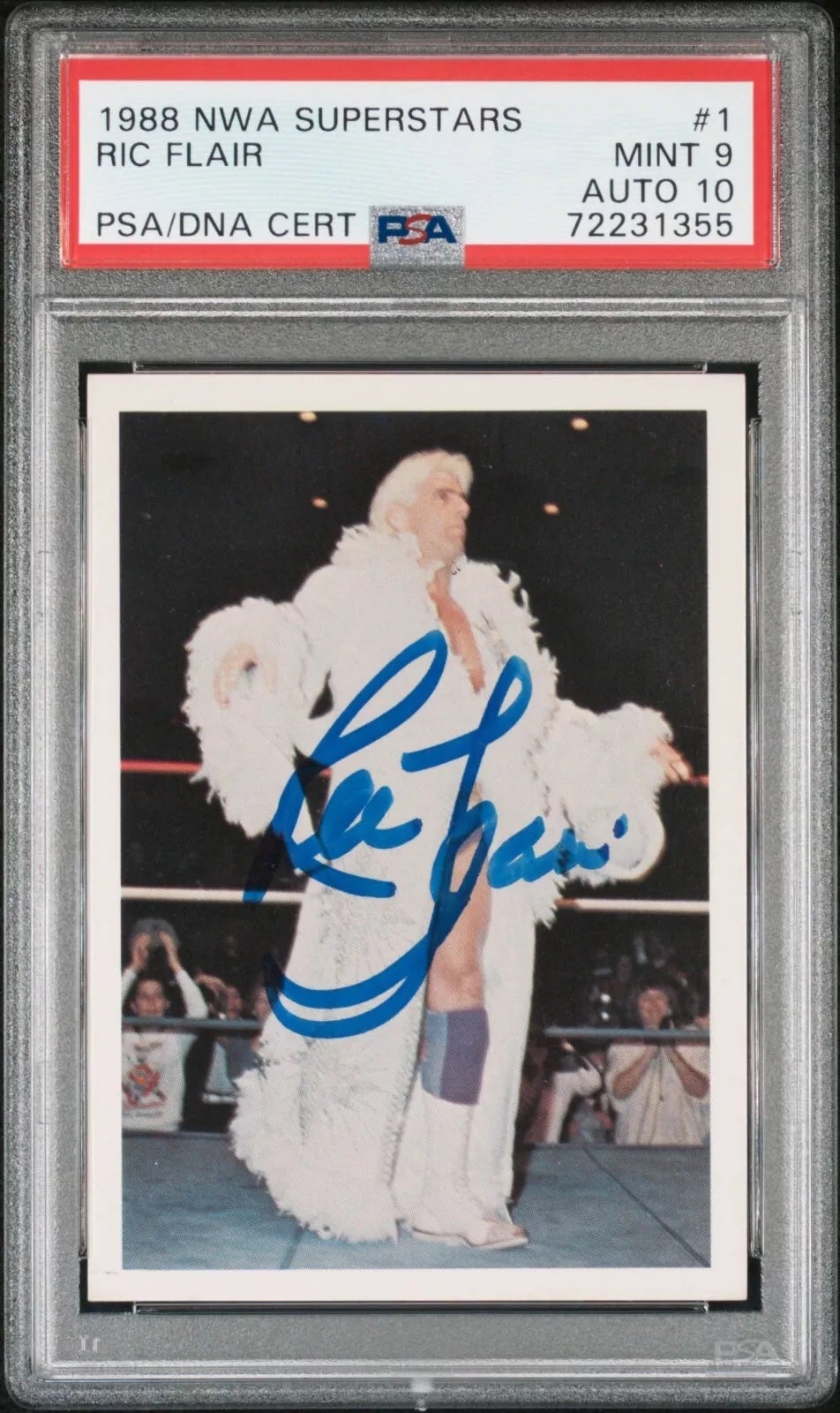 1988 NWA Superstars Ric Flair card. 
