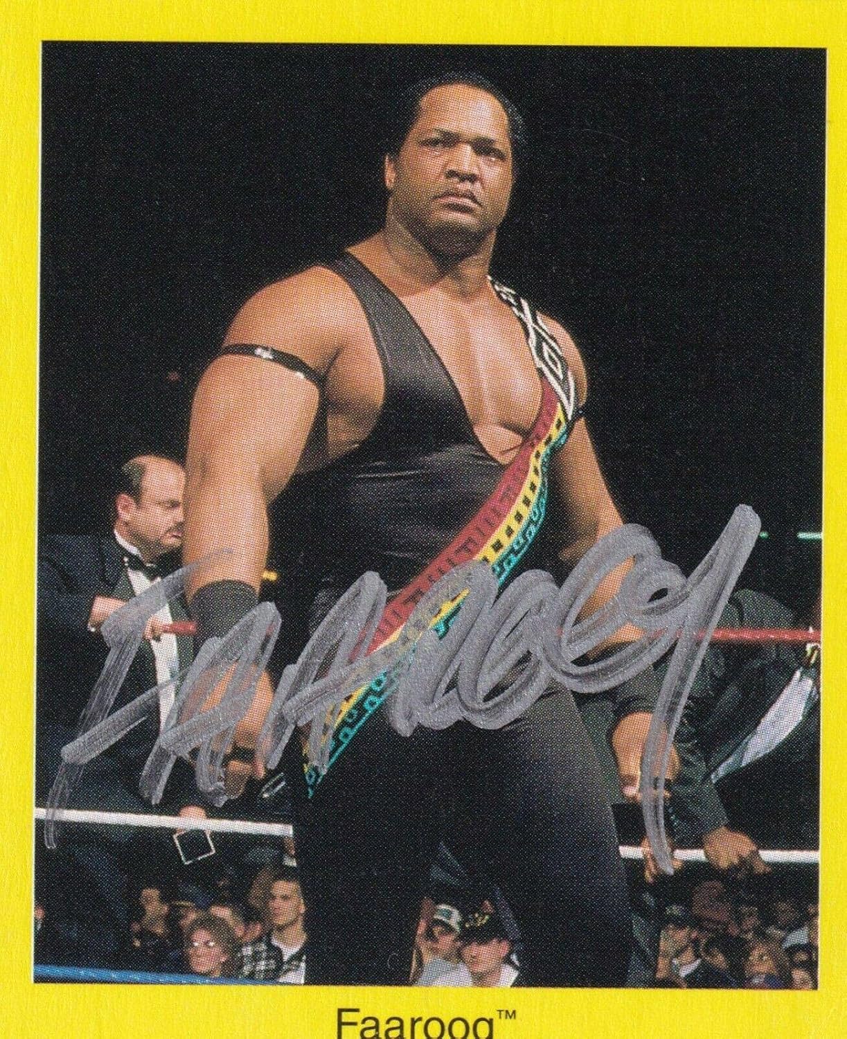1997 Ron Simmons Faarooq WWE card. 