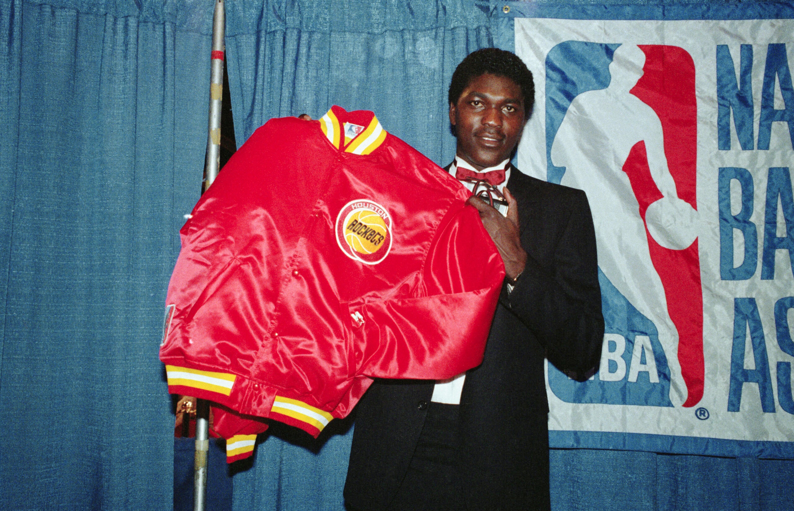 Hakeem Olajuwon was the No. 1 pick by the Houston Rockets in the 1984 NBA Draft. 