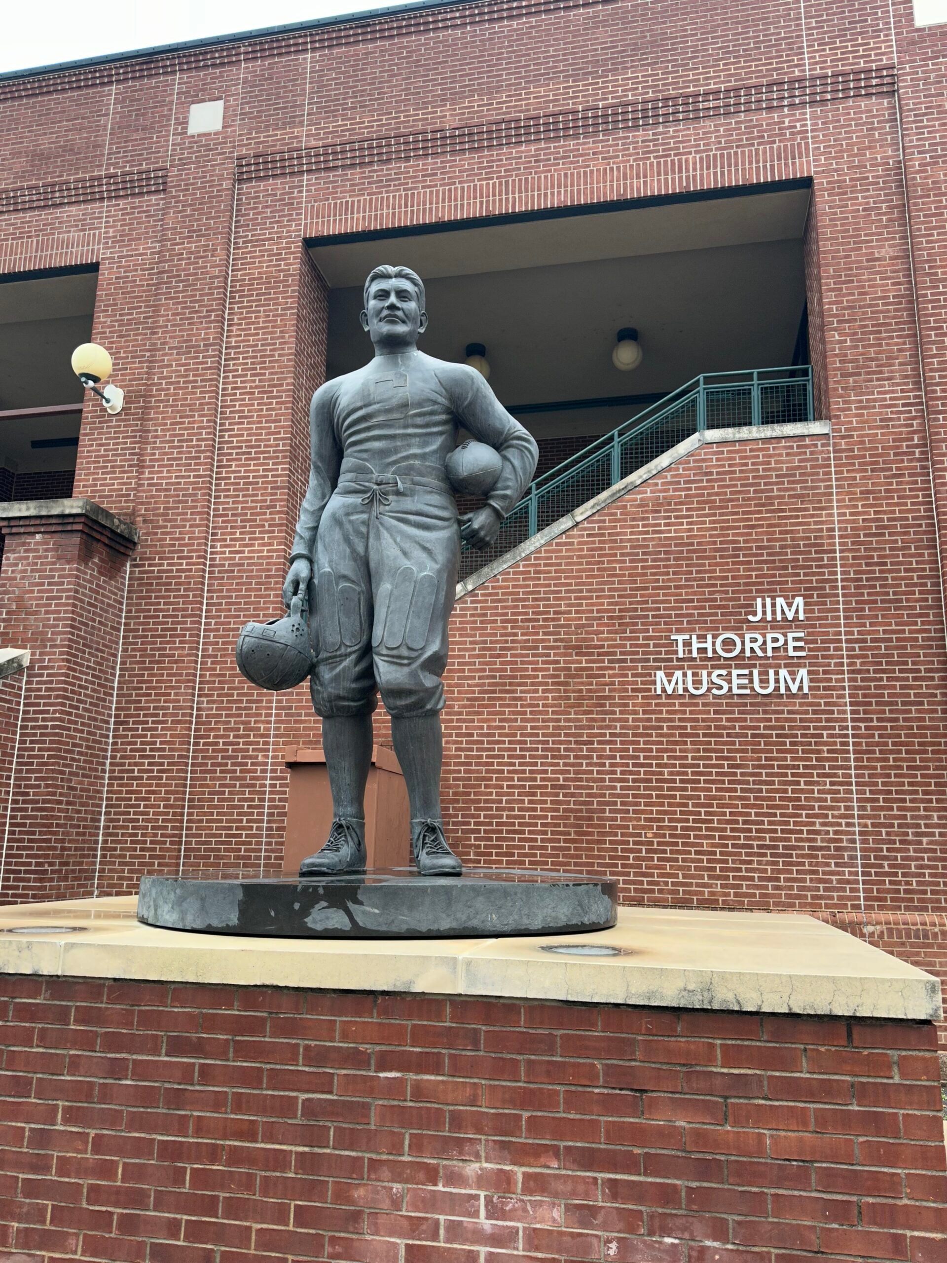 The Jim Thorpe Museum at the Oklahoma Sports Hall of Fame. 