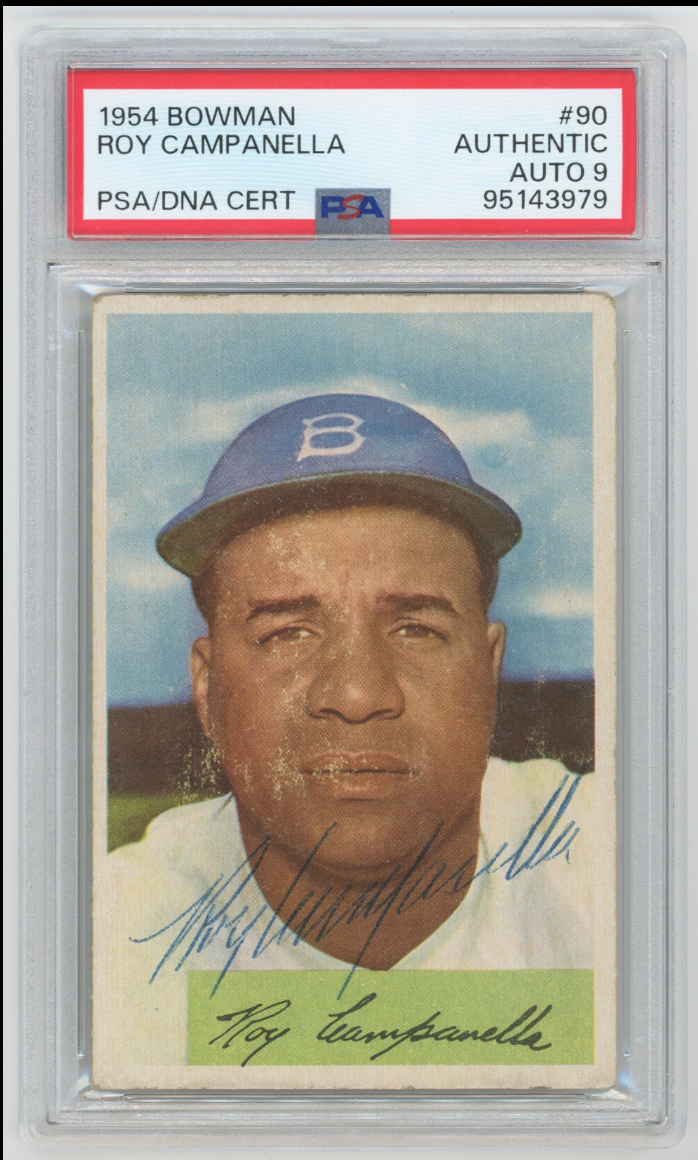 1954 Bowman Roy Campanella card. 