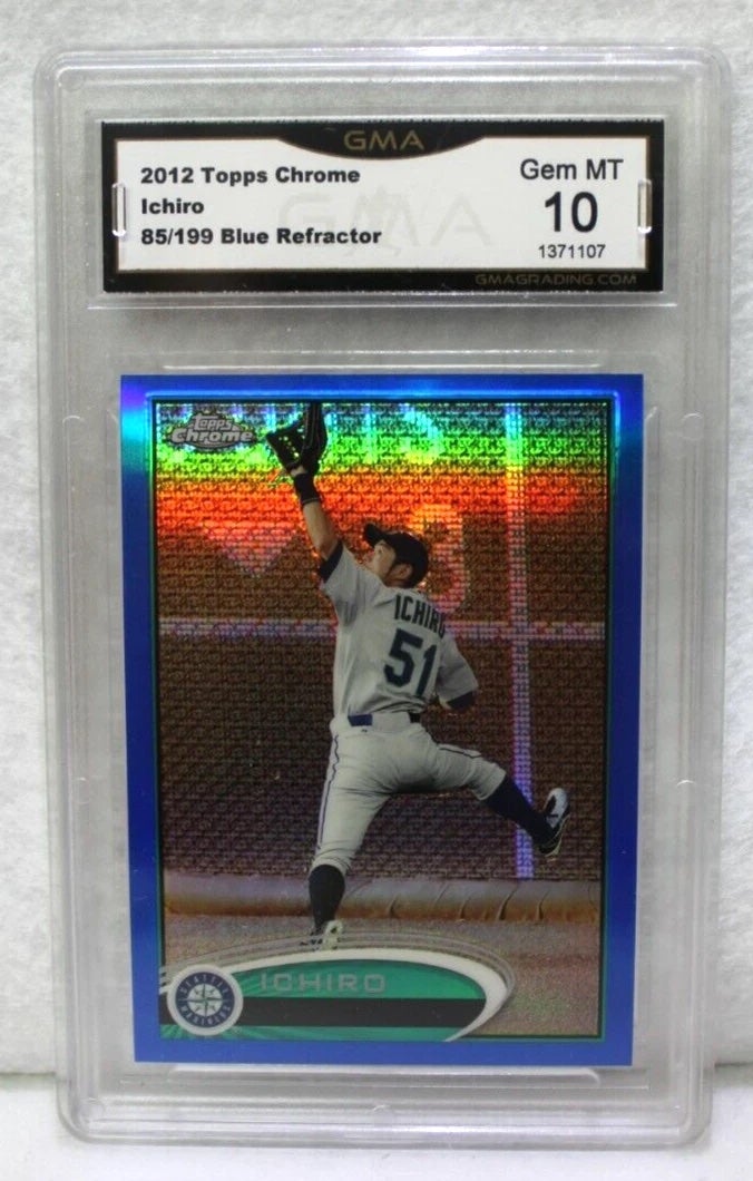 2012 Topps Chrome #100 Blue Refractor. 