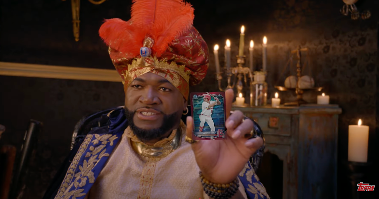 Big Papi David Ortiz predicts top prospects as Topps launches 2025 Bowman Baseball
