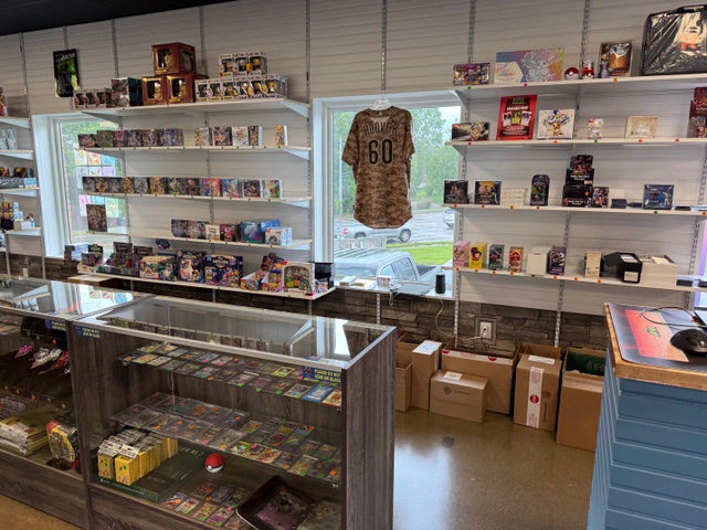 Hoov's Hangout has a variety of sports and non-sports cards. 